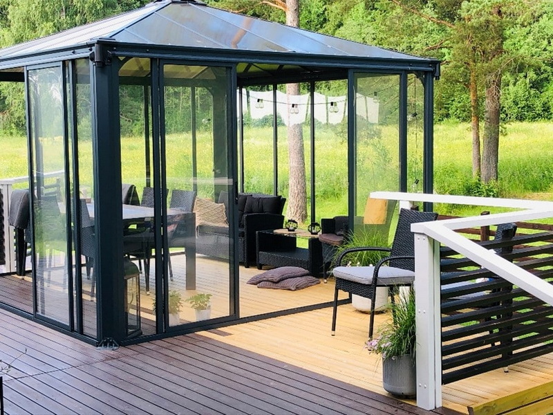 How To Enclose The Gazebo How To Enclose The Gazebo