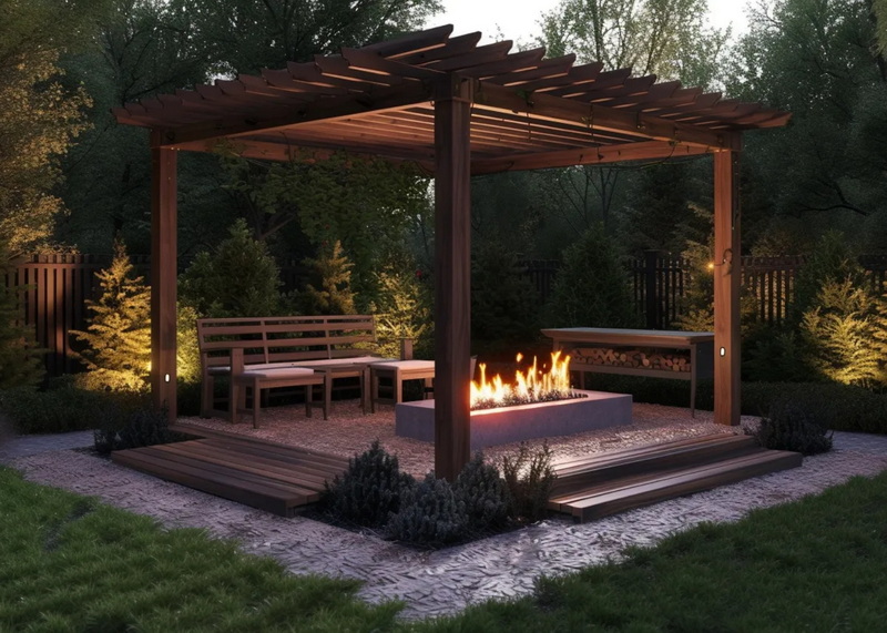 Fireplace Pavilion Construction Plans