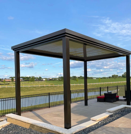 aluminum pergola with canopy_2