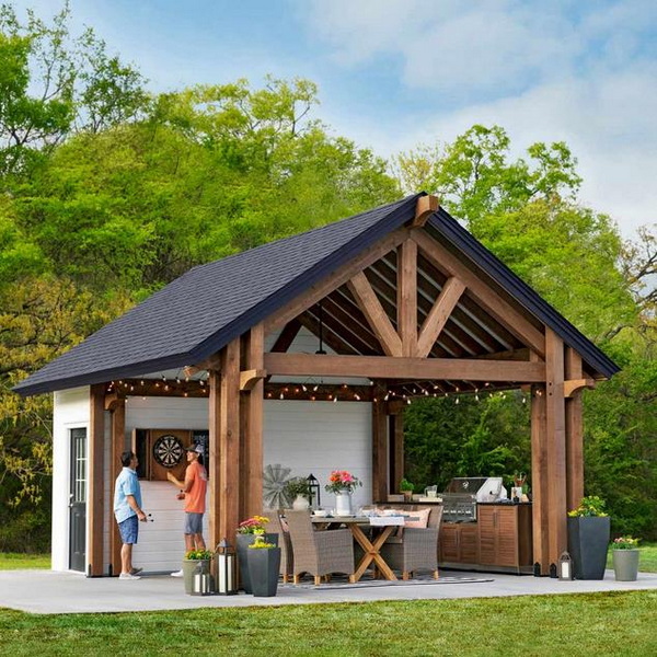Make A Backyard Pavilion