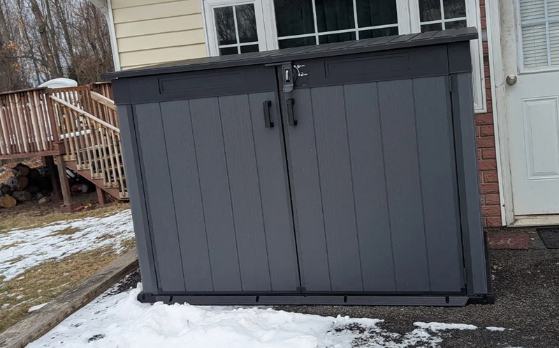 Plastic Shed for Outdoor Use