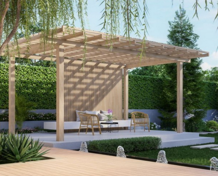 Pavilion With Outdoor Seating