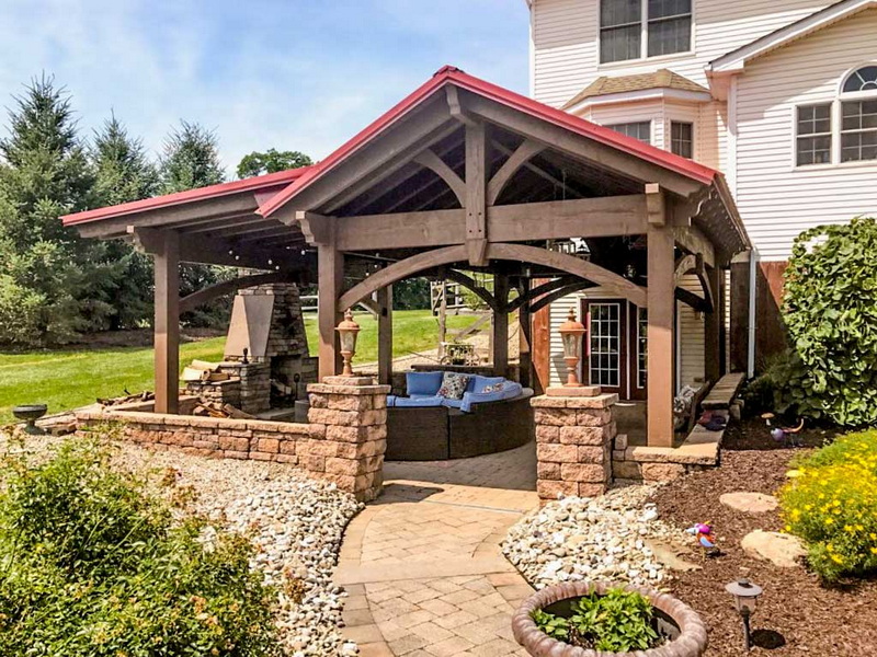 Pavilion With Fireplace