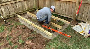 how to build shed foundation on sand hill youtube_2.jpg