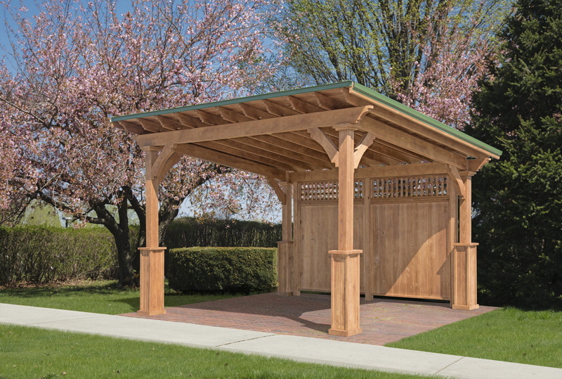 Outdoor Lean-To Structure