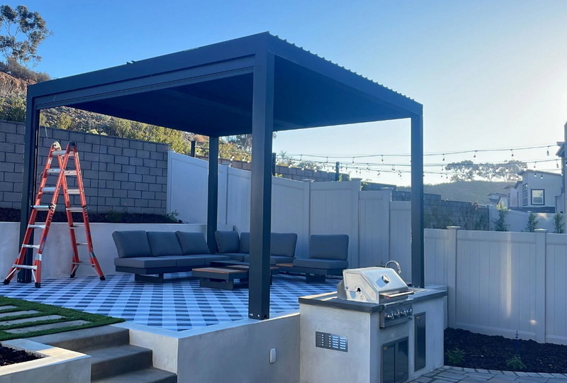 How Does A Louvered Aluminum Pergola Improve Outdoor Living Spaces?