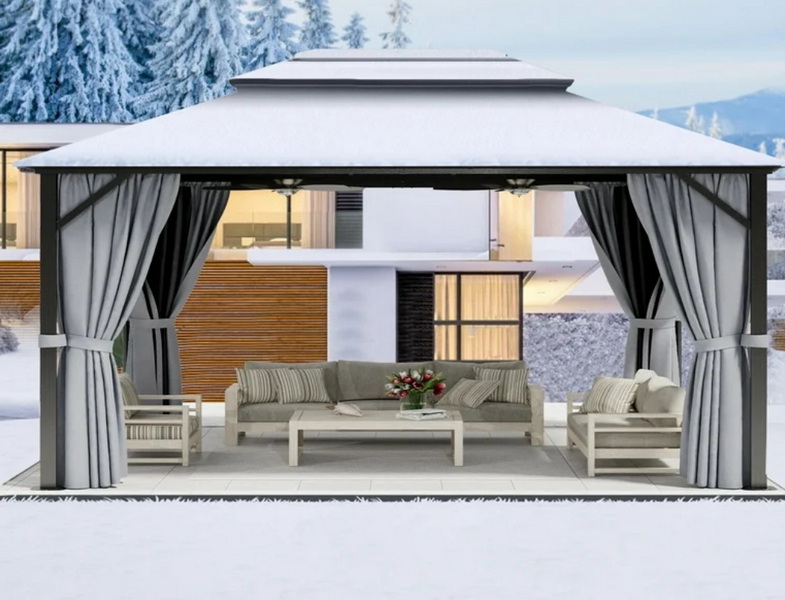 Waterproof Gazebo With Hardtop