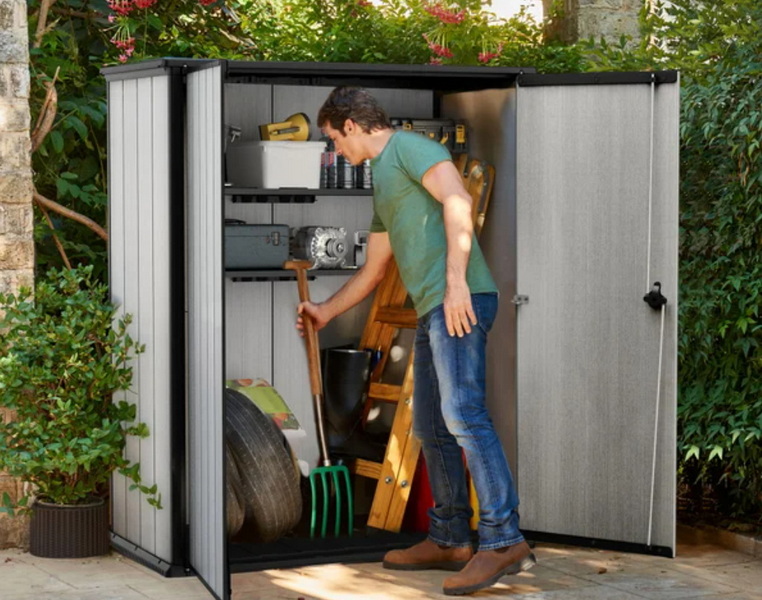 What Is The Price of The Keter Cortina Alto Premium Vertical Outdoor Storage Shed at Costco?