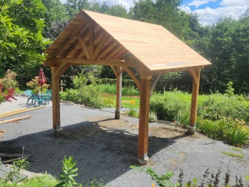 DIY Patio Pavilion
