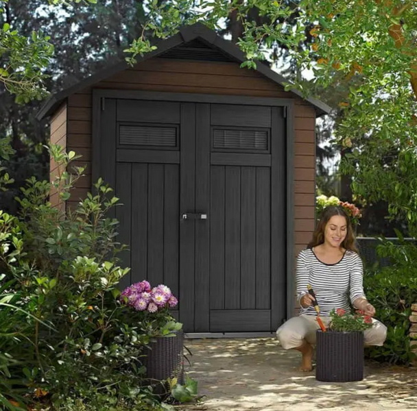UV Resistant Plastic Shed