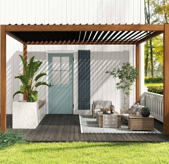 mirador adjustable louvered aluminum pergola_2