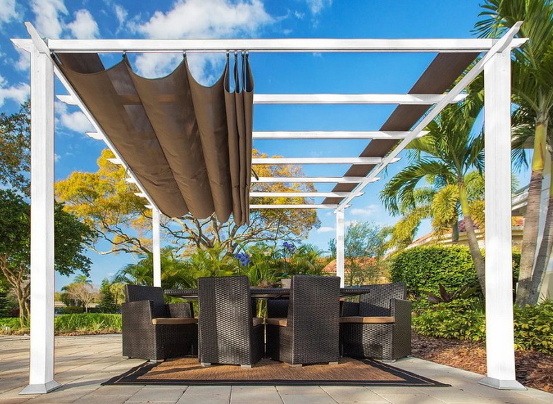 What Are The Benefits of Installing An Aluminum Pergola with Canopy?
