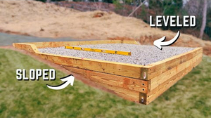 how to build shed foundation on sand hill youtube_1.jpg