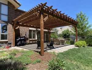 How to Install the 96 x 144 Composite Pergola from Plow and Hearth in Your Backyard 1.jpg