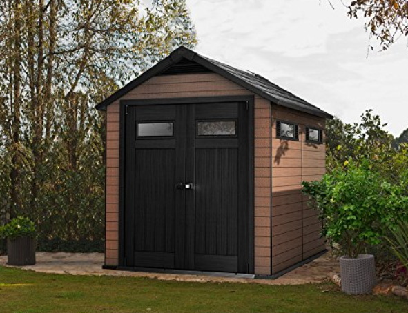 Why Choose A Keter Fusion Wood Plastic Composite Shed for Your Canadian Backyard?