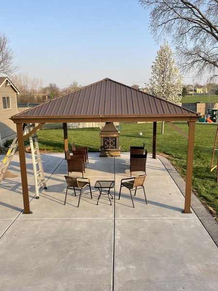 the Alameda Hardtop Gazebo Pavilion