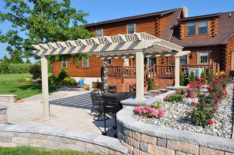aluminum pergola on deck_2