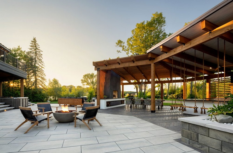 Backyard Pavilion Construction