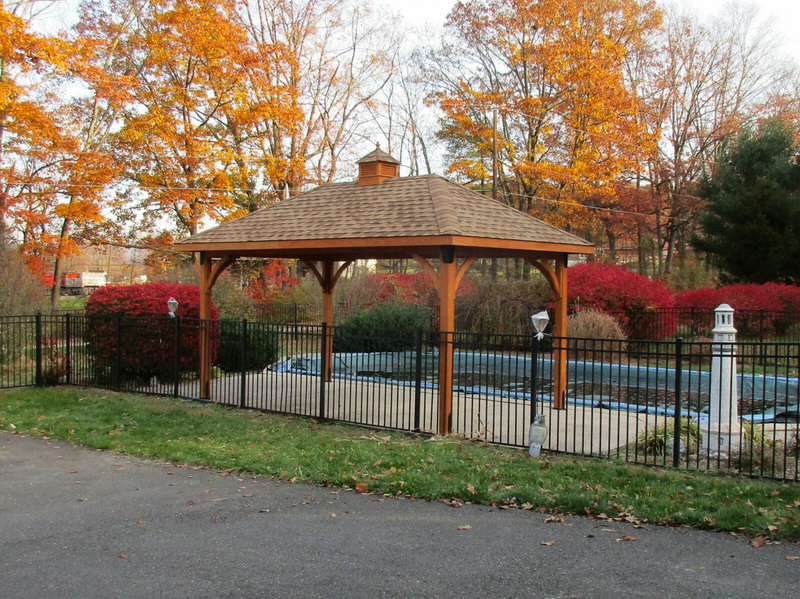 Outdoor Pavilion Fall Setup Ideas