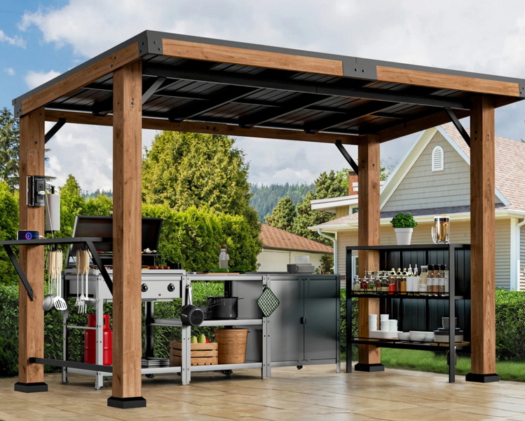 Metal Frame Pavilion Gazebo