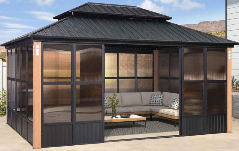 Modern Glass Gazebo