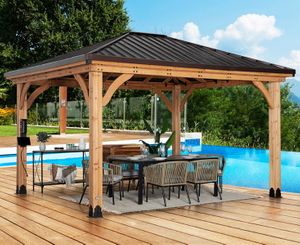 What Are The Dimensions And Materials Used in The Yardistry Pavilion Gazebo.jpg