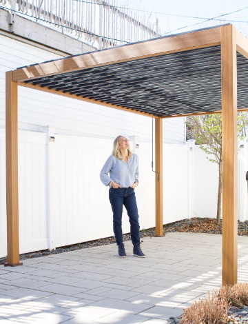 diy aluminum pergola