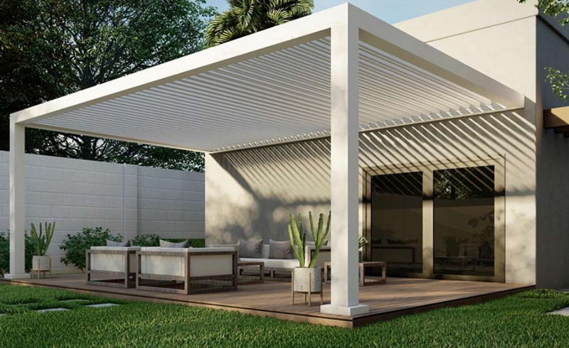 aluminum lattice pergola_2