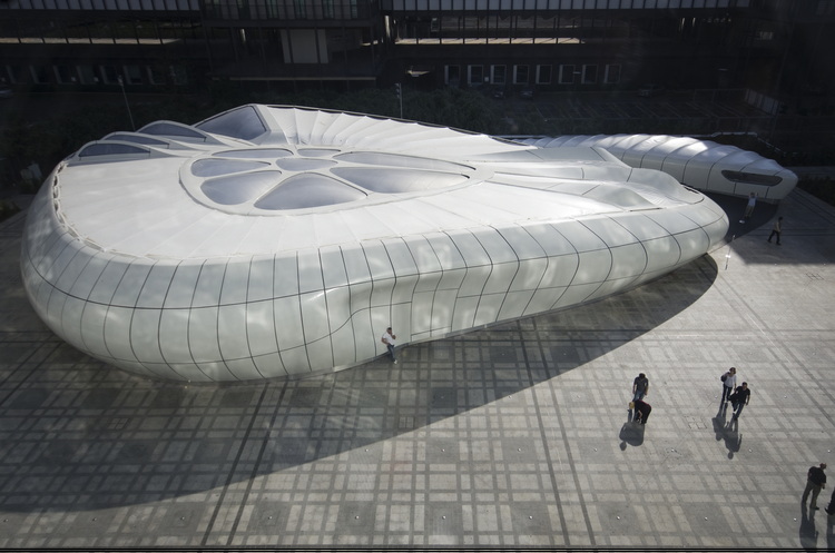 How Was the Chanel Mobile Art Pavilion Constructed?