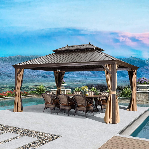Weatherproof Hardtop Gazebo Pavilion