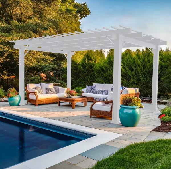 aluminum pergola kits home depot_2