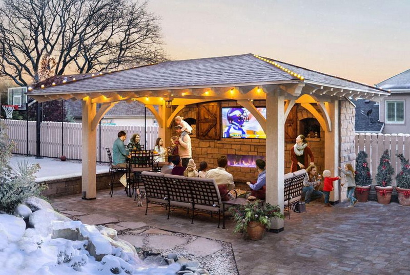 How To Build A Backyard Pavilion?
