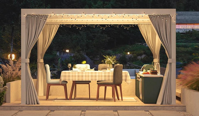 How To Enclose A Gazebo?