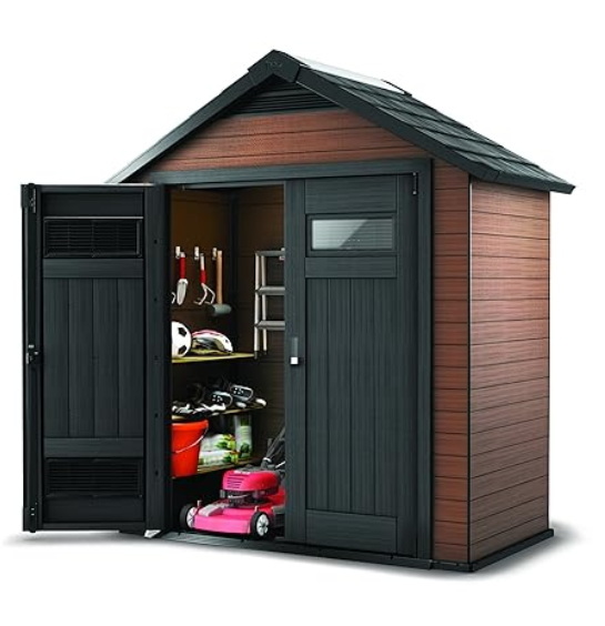 fusion wood plastic composite shed_1