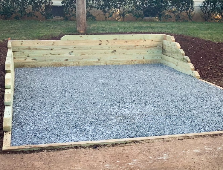 foundation for keter composite shed sears_1