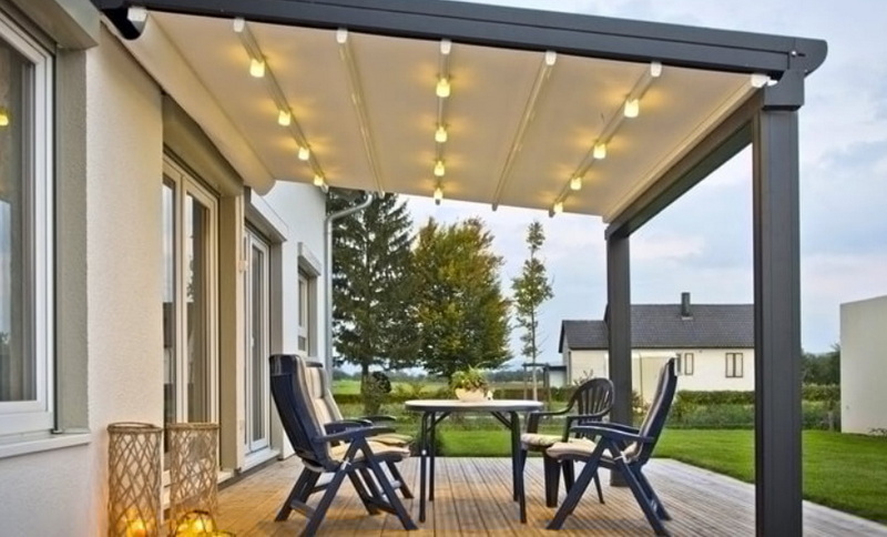 aluminum pergola with retractable roof_2
