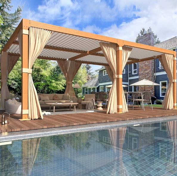 How Durable Is An Aluminum Rainproof Roof for An Outdoor Pergola?