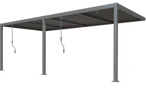 wall mounted aluminum pergola_2