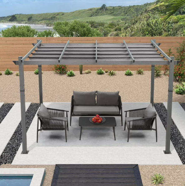 aluminum retractable pergola_1