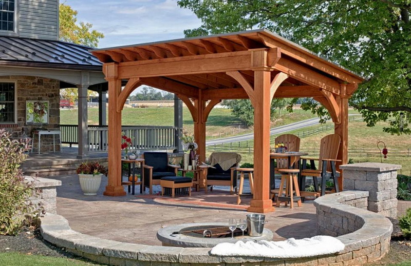 Build A Gazebo Pavilion Out of Wood 1