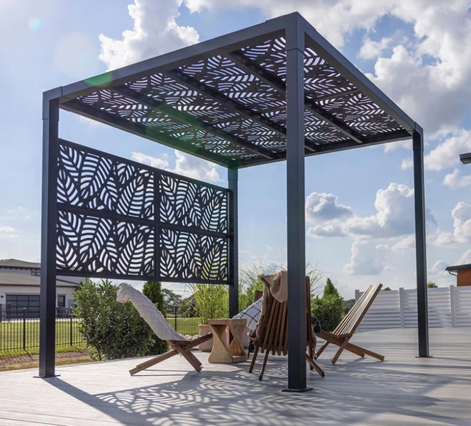 aluminum and wood pergola_1