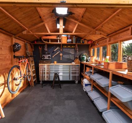 Keep Paper Dry in Outdoor Storage Shed 1