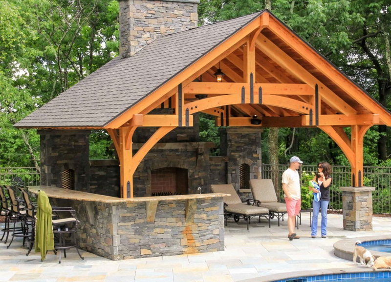 Cheap Backyard Pavilion Build