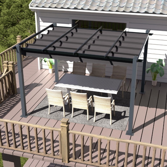 pergola aluminum roof_2