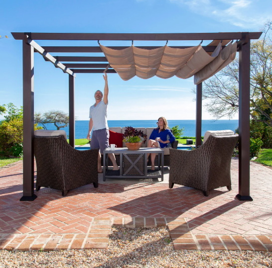 paragon modena aluminum pergola