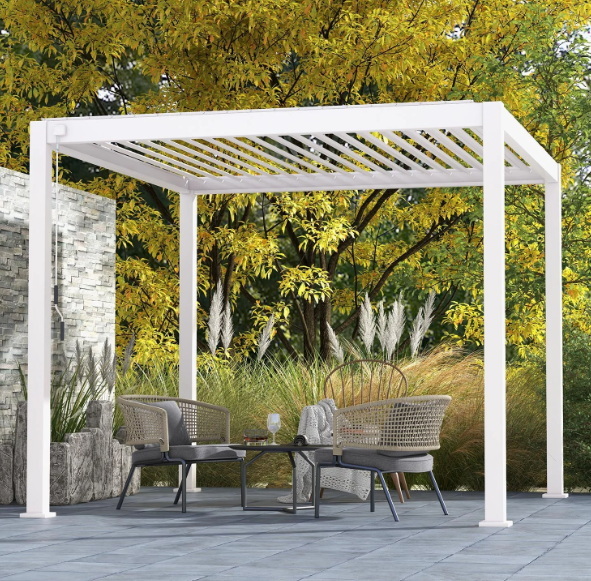 mirador adjustable louvered aluminum pergola_1