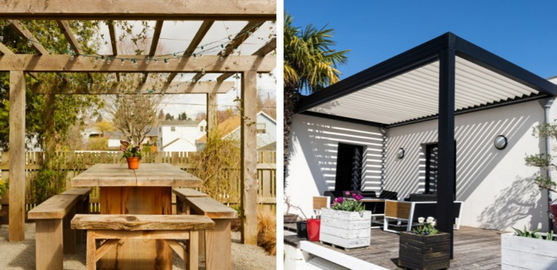 What Are The Advantages of Aluminum Over Wood Pergolas?