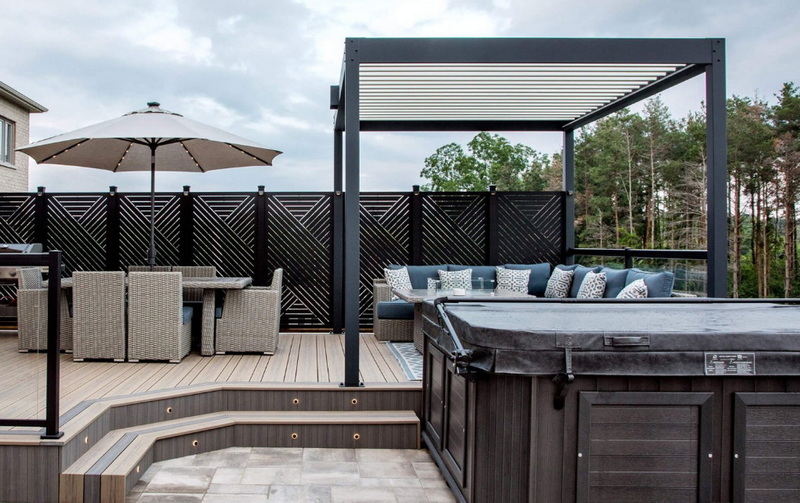 What Are The Benefits of An Aluminum Louvered Pergola in Canada?