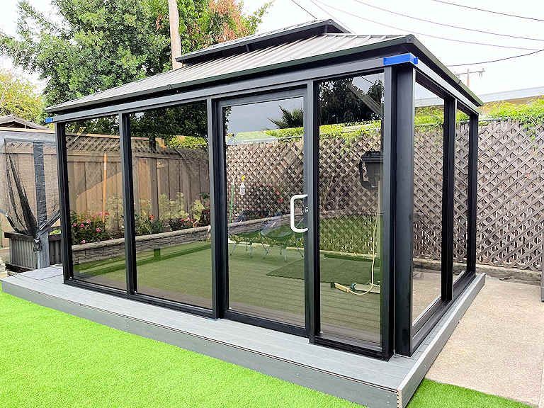 Enclose A Gazebo with Glass