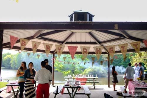 How To Decorate Baby Shower Outdoor Pavilion?
